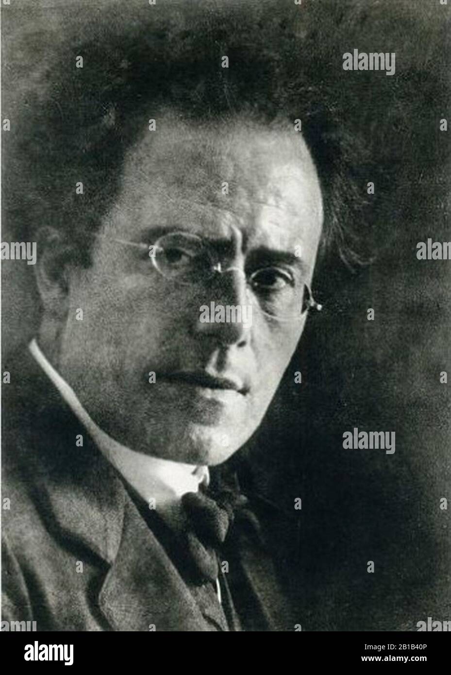 Friedrich Victor Spitzer - Portrait Gustav Mahler 1905. Banque D'Images