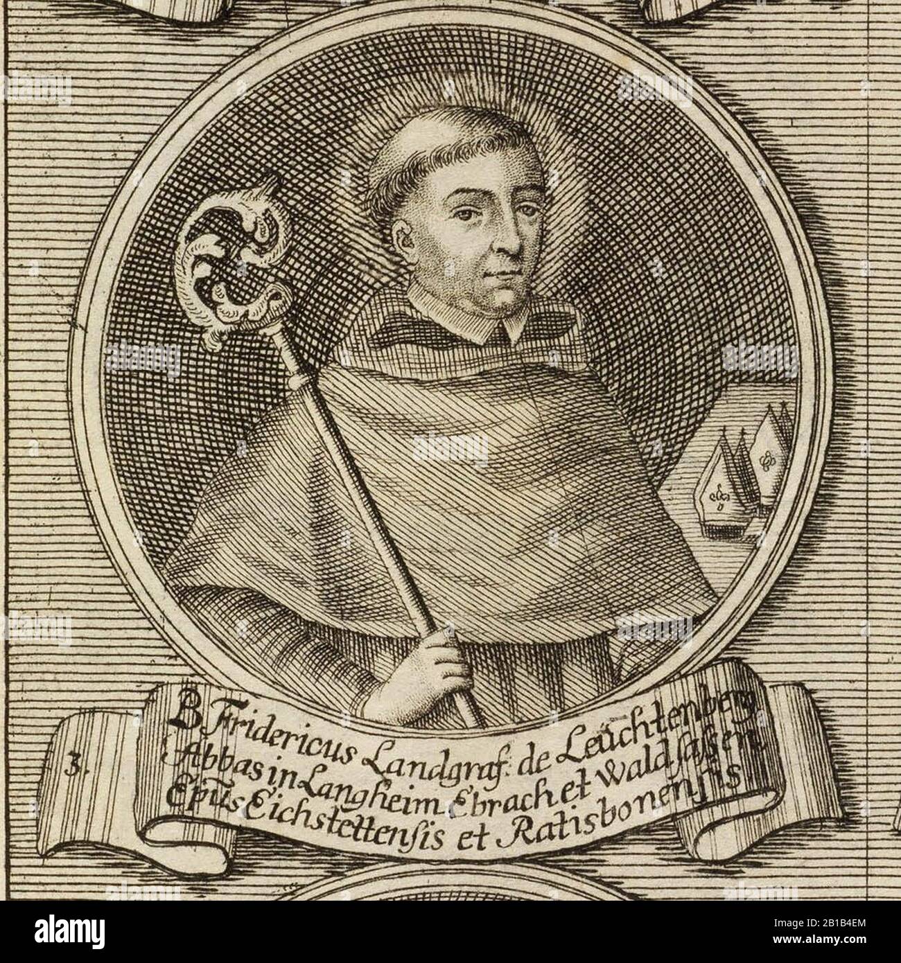 Friedrich Von Leuchtenberg, Kloster Langgheim. Banque D'Images