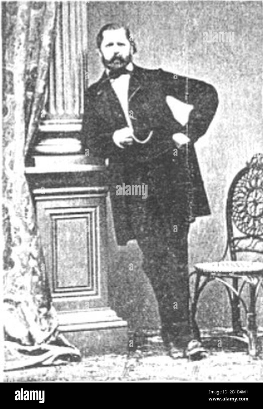 Friedrich von Lössl im Alter von CA. 45 Jahren. Banque D'Images
