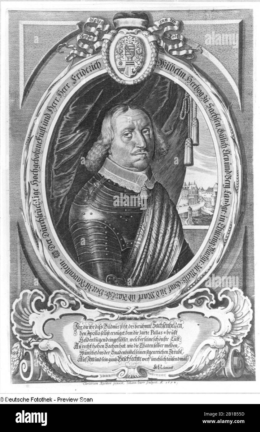 Friedrich Wilhelm II (Sachsen-Altenburg) b. Banque D'Images