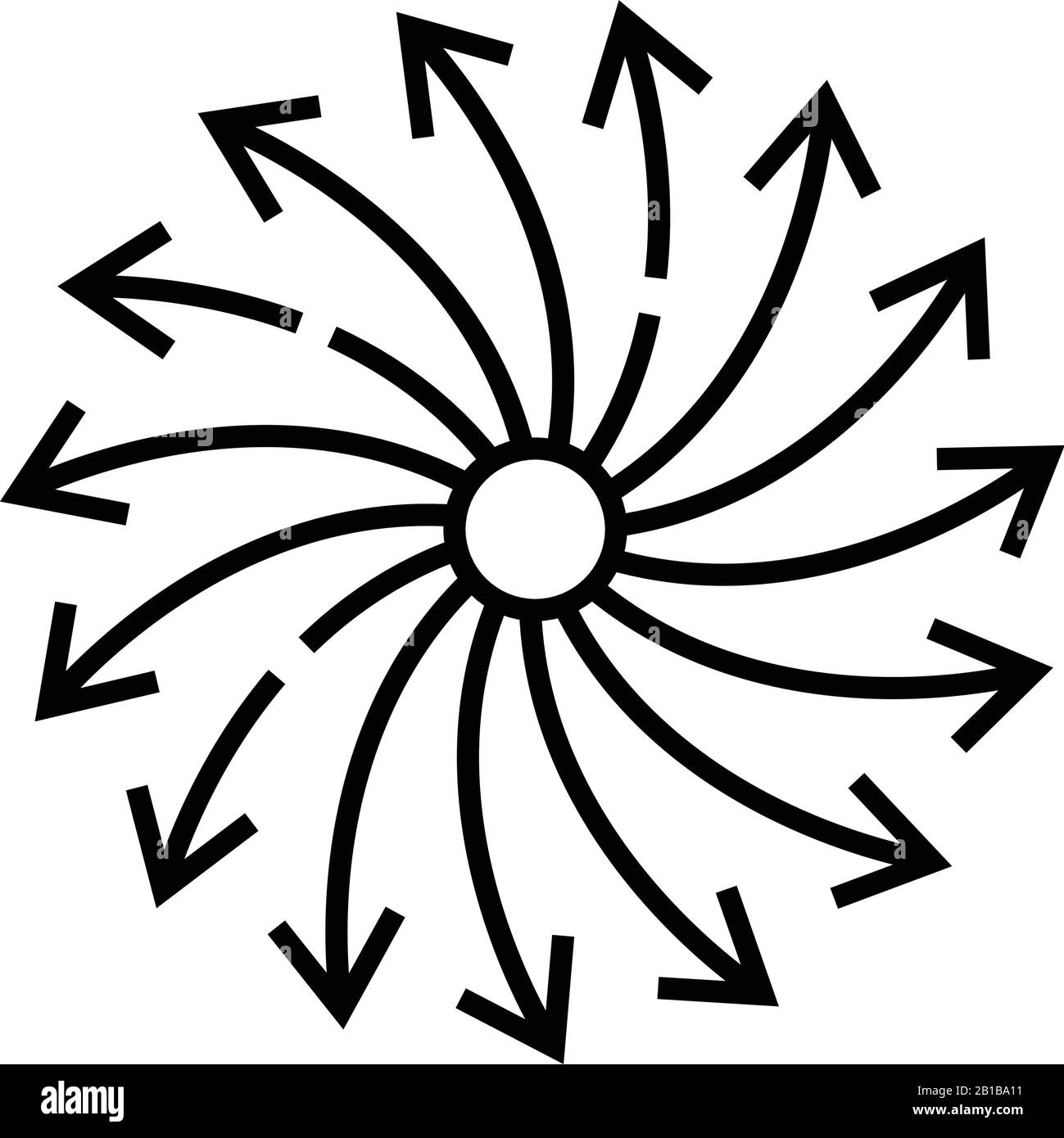 Icône de ligne de tâches de cyclisme, signe de concept, illustration vectorielle de contour, symbole linéaire. Illustration de Vecteur