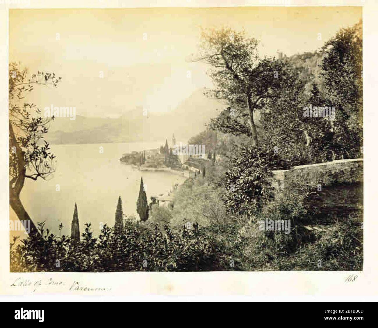 Frith, François (1822-1898) - n. 178 - Lac De Côme - Varenna. Banque D'Images