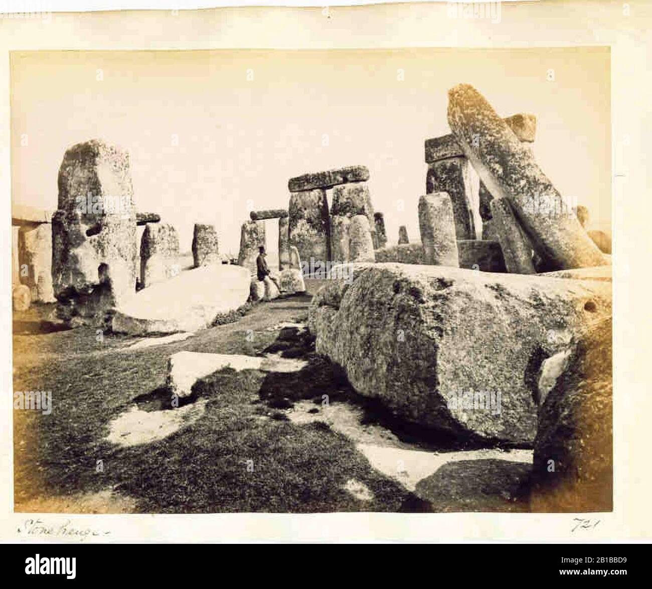 Frith, François (1822-1898) - n. 721 - Stonehenge. Banque D'Images