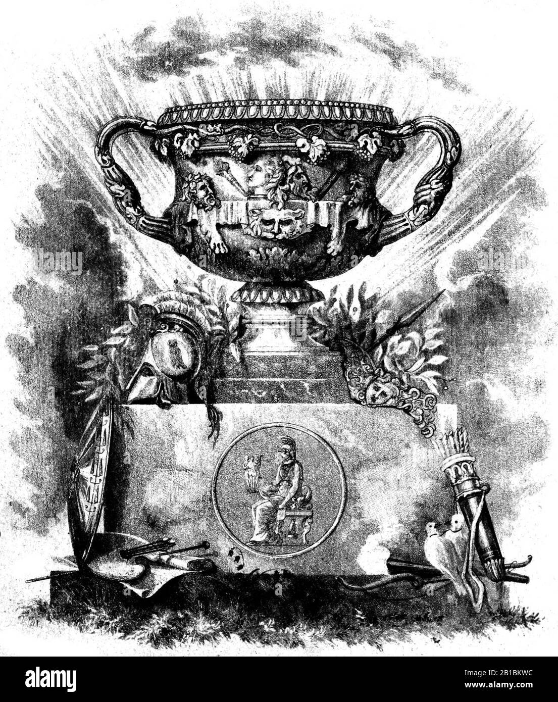 Frontispiece de Blasis - Leonardo da Vinci, 1872 var. Banque D'Images