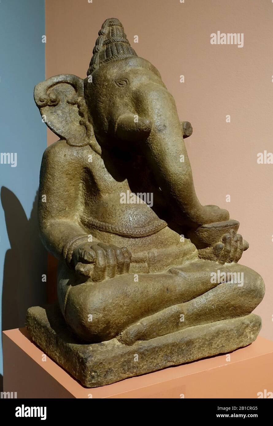 Ganesha, Vietnam, Royaume de Champa, IXe-Xe siècle après Jésus-Christ, pierre Banque D'Images