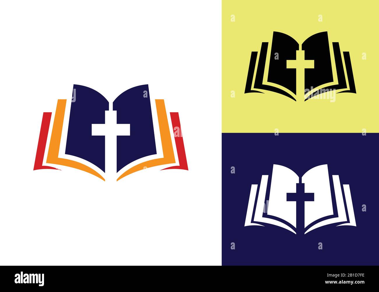 Logo de l'Église. Symboles des signes chrétiens. La Croix De Jésus Illustration de Vecteur Logo de l'Église. Symboles des signes chrétiens. La Croix De Jésus Illustration de Vecteur