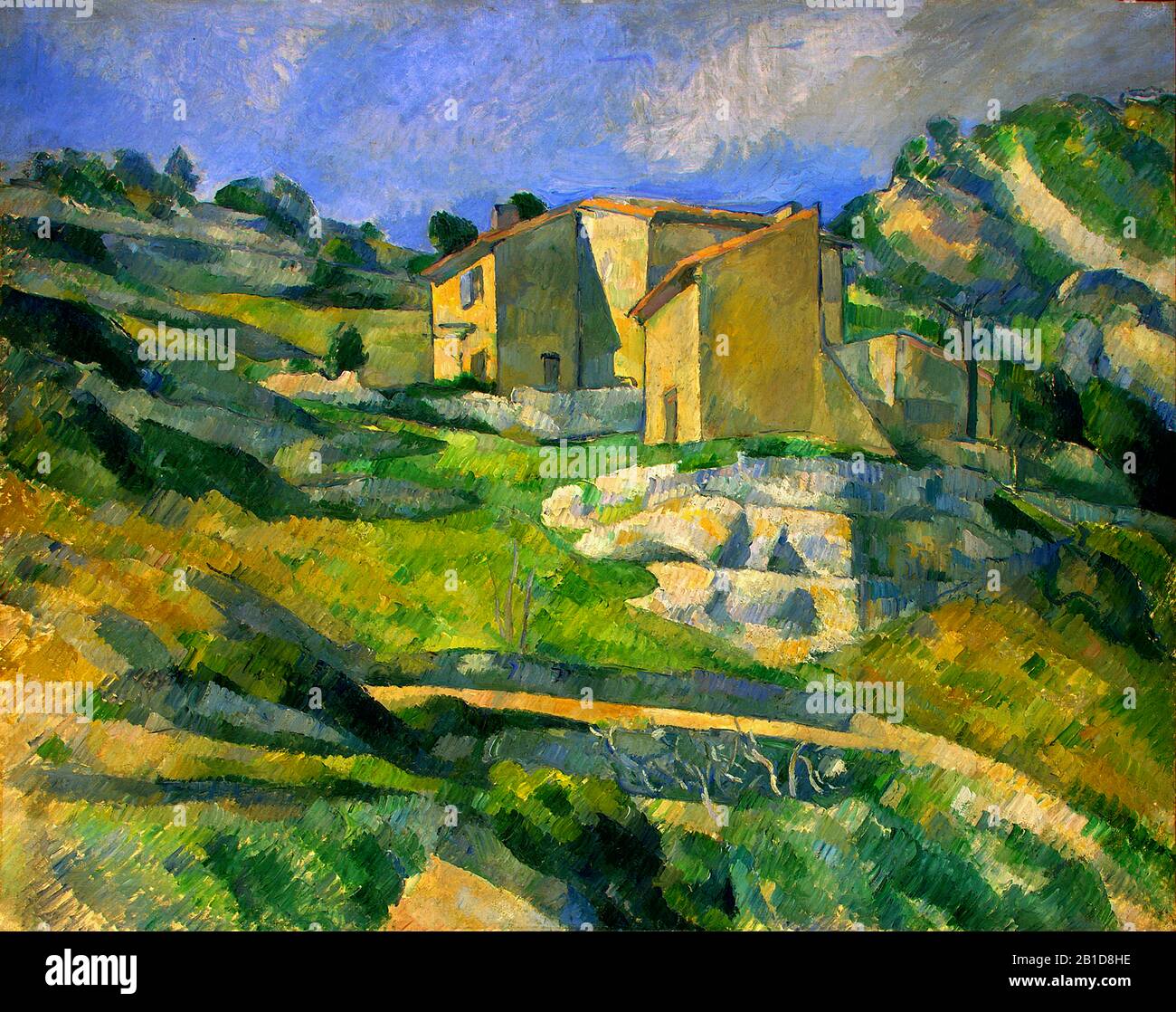 - Peinture du 19ème siècle par Paul Cézanne - Très haute résolution et image de qualité Banque D'Images