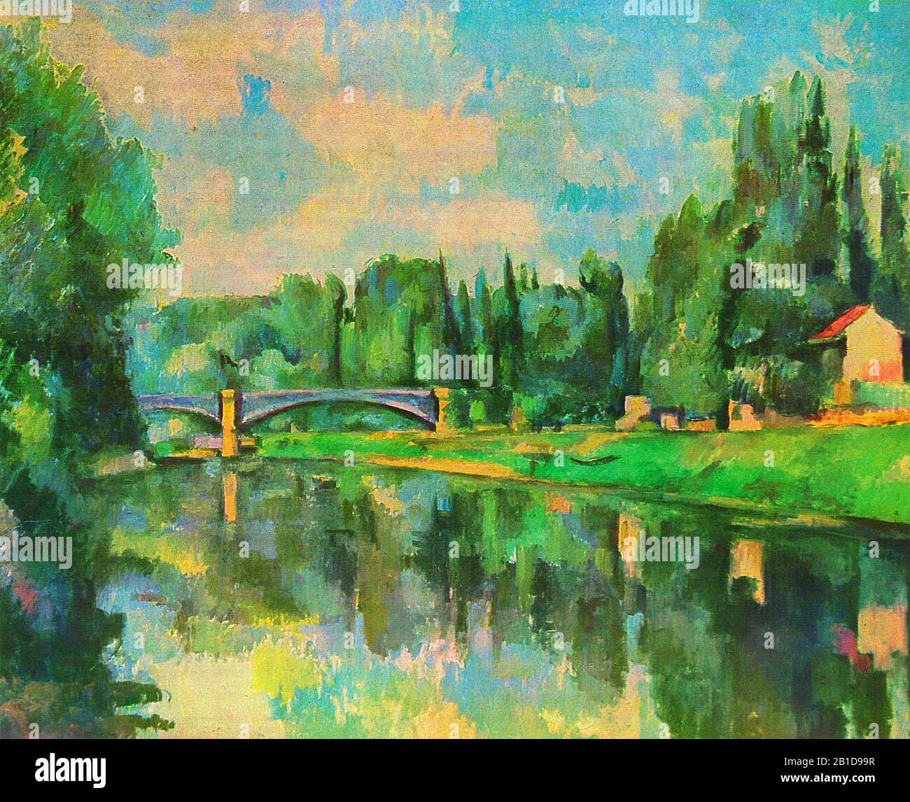 - Peinture du 19ème siècle par Paul Cézanne - Très haute résolution et image de qualité Banque D'Images