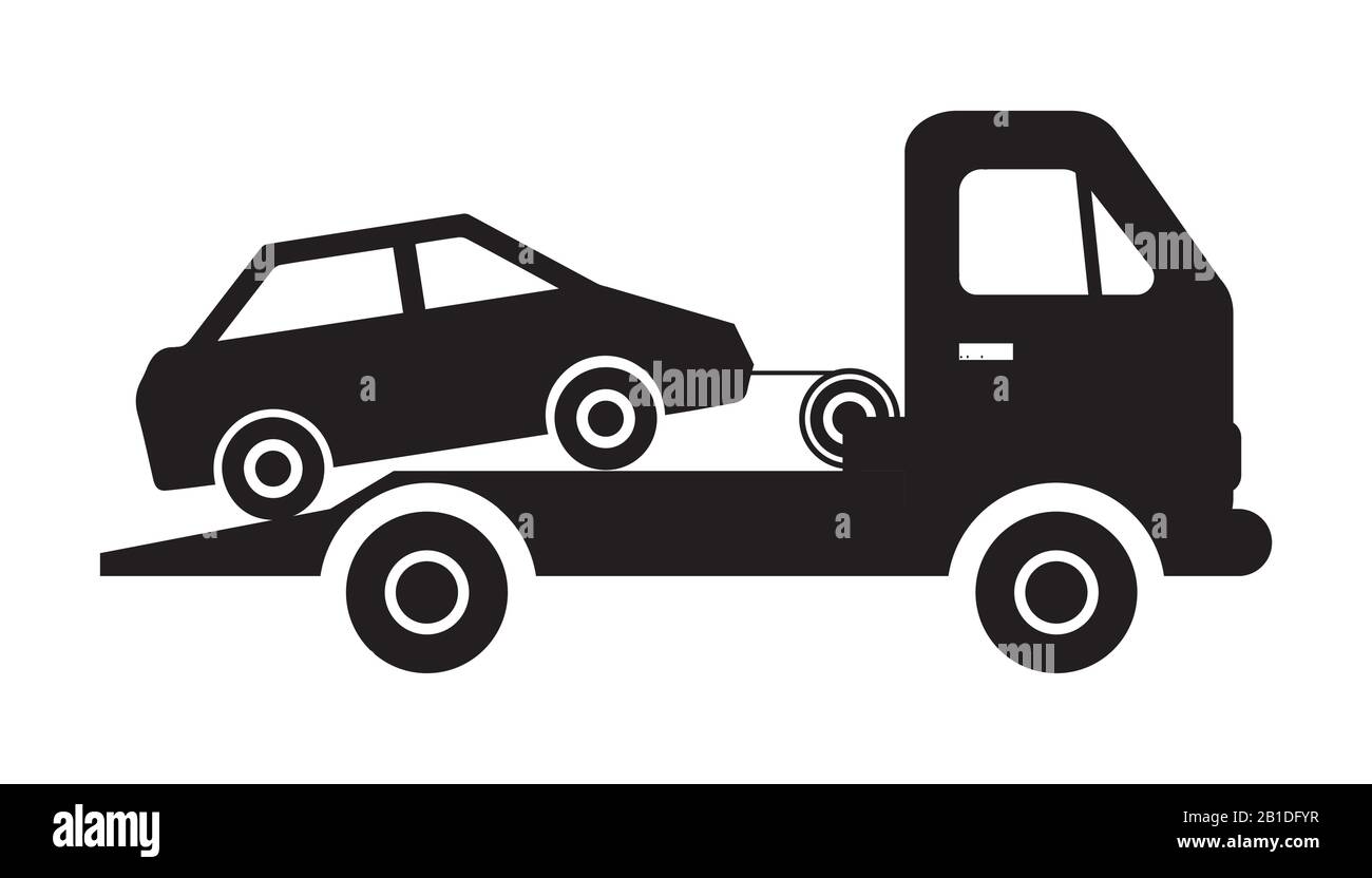 Panneau de signalisation, pas de panneau d'avertissement de stationnement, panneau de zone de remorquage, Illustration de Vecteur