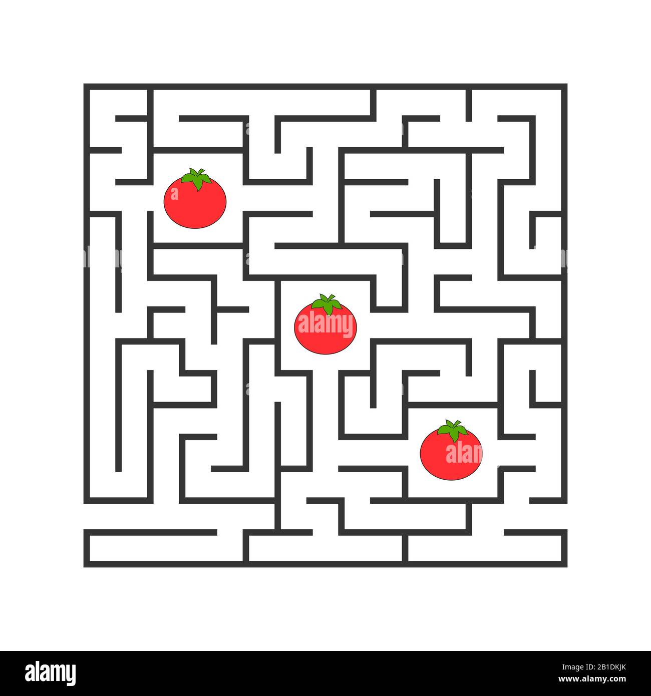 Marze drôle. Jeux pour enfants. Puzzle pour enfants. Style de dessin animé. Tambour de conuntambour de labyrinthe. Illustration vectorielle de couleur. Le développement logique et spatial Illustration de Vecteur