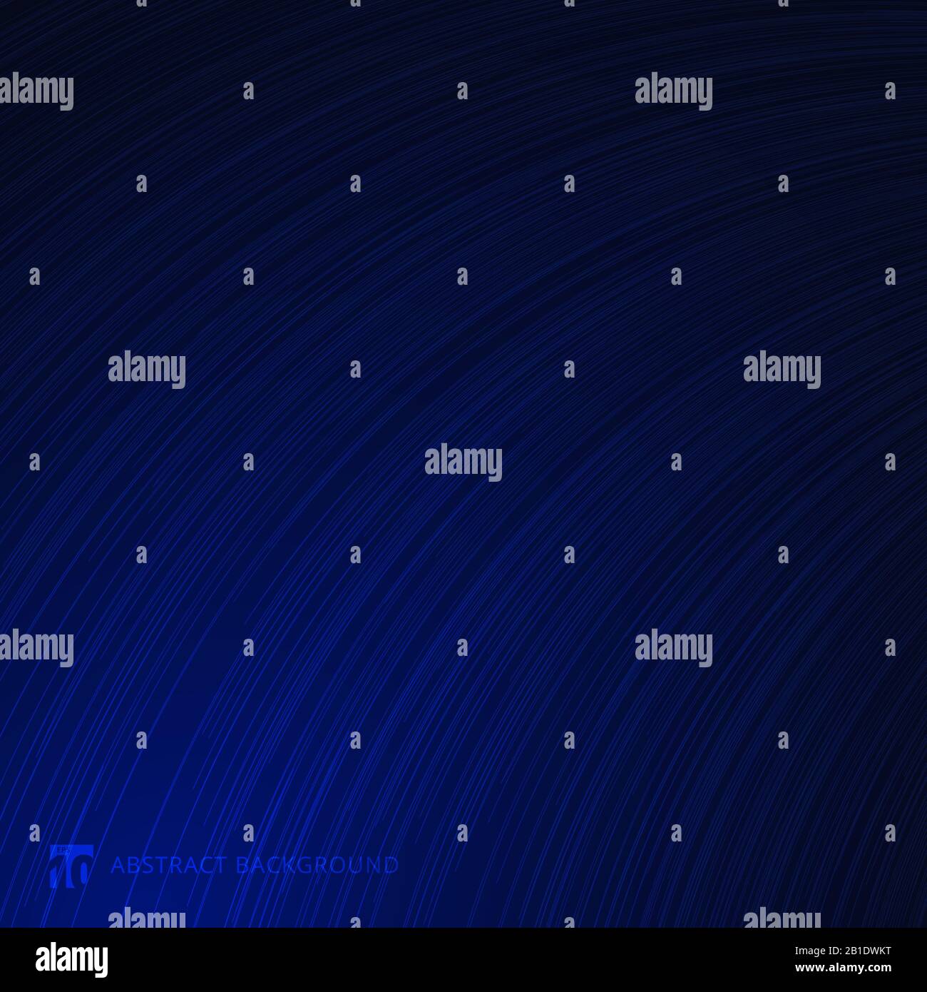 Lignes de courbe abstraites texture fond dégradé bleu. Illustration vectorielle Illustration de Vecteur