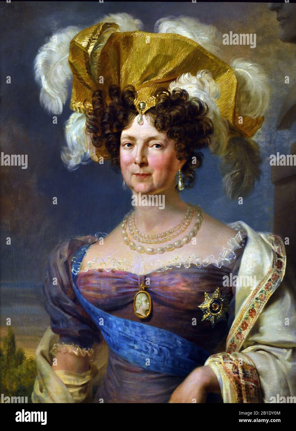 Empress Marie Feodorovna De Russie. (Épouse de l'empereur Alexandre III) 1825 par George Dawe (1779-1826) Russie, Russie, Fédération, Banque D'Images