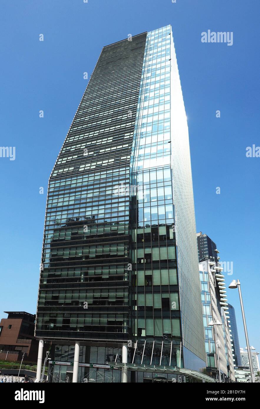 Milan, Quartier De Porta Nuova, Lombardie, Italie. La Tour Diamond, Torre Diamante Banque D'Images