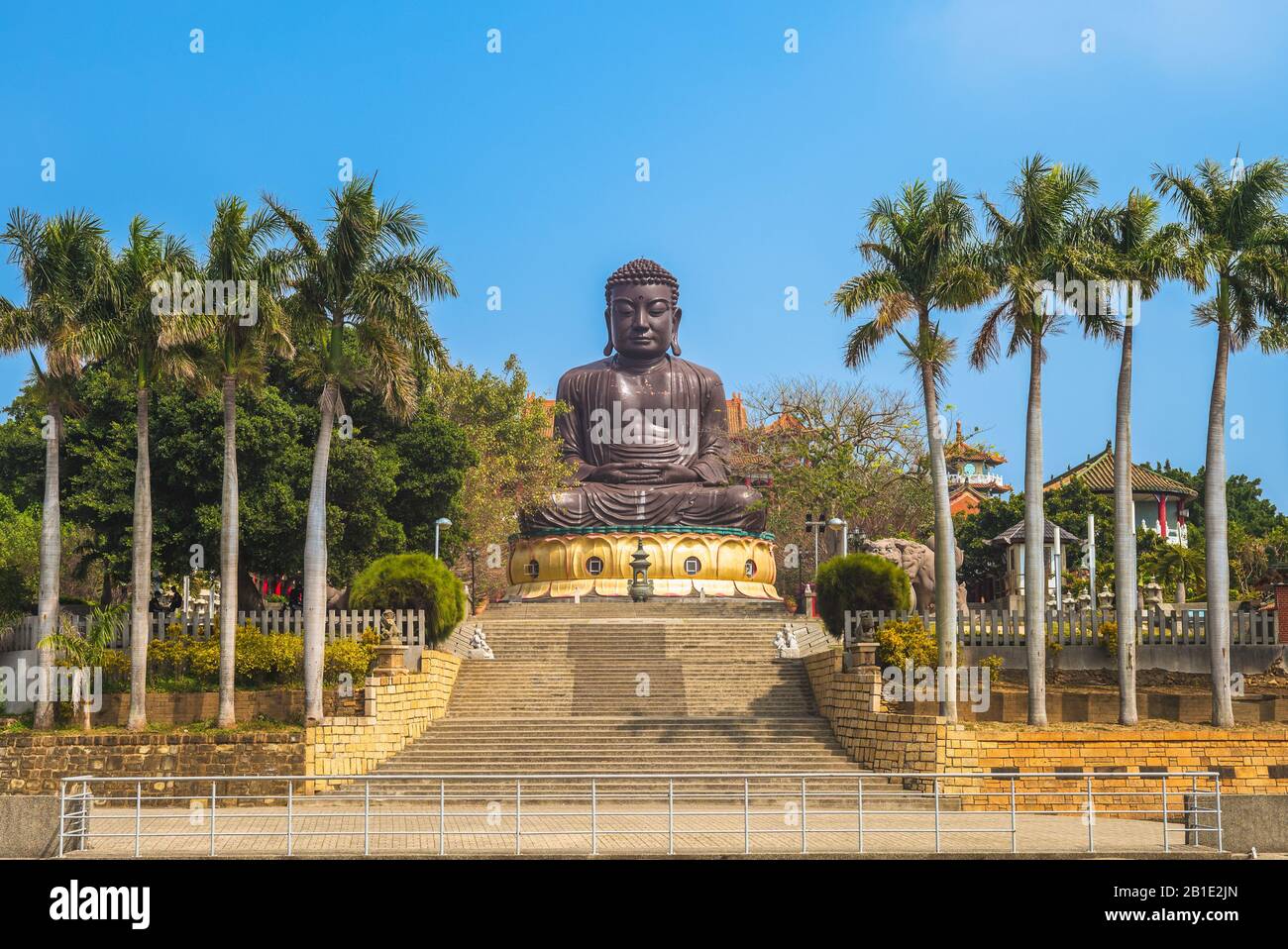 Statue bouddhiste géante à changhua, taiwan Banque D'Images