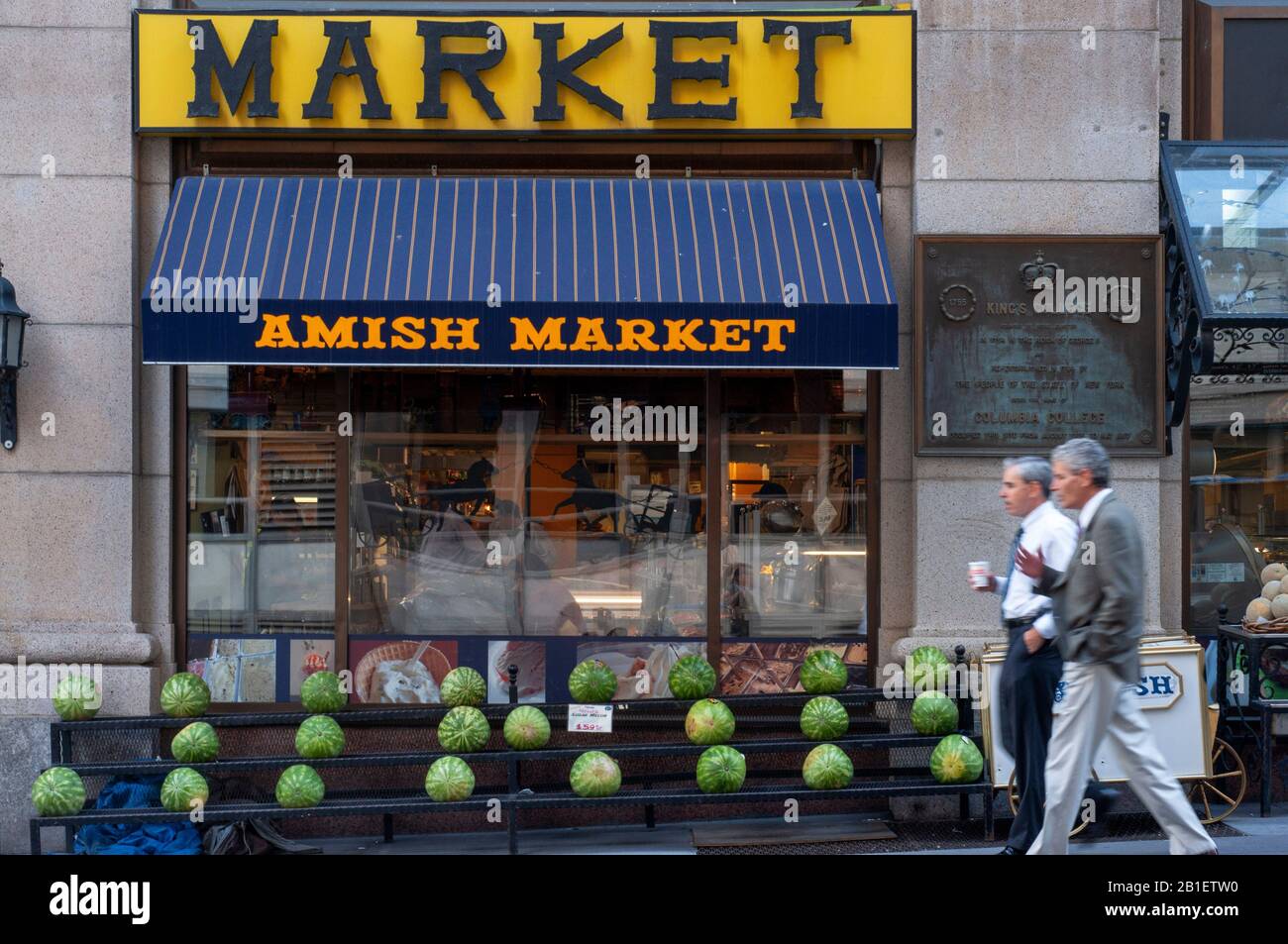 Magasin d'alimentation marché Amish au 240 East 45th Street, Manhattan, New York City, USA Banque D'Images