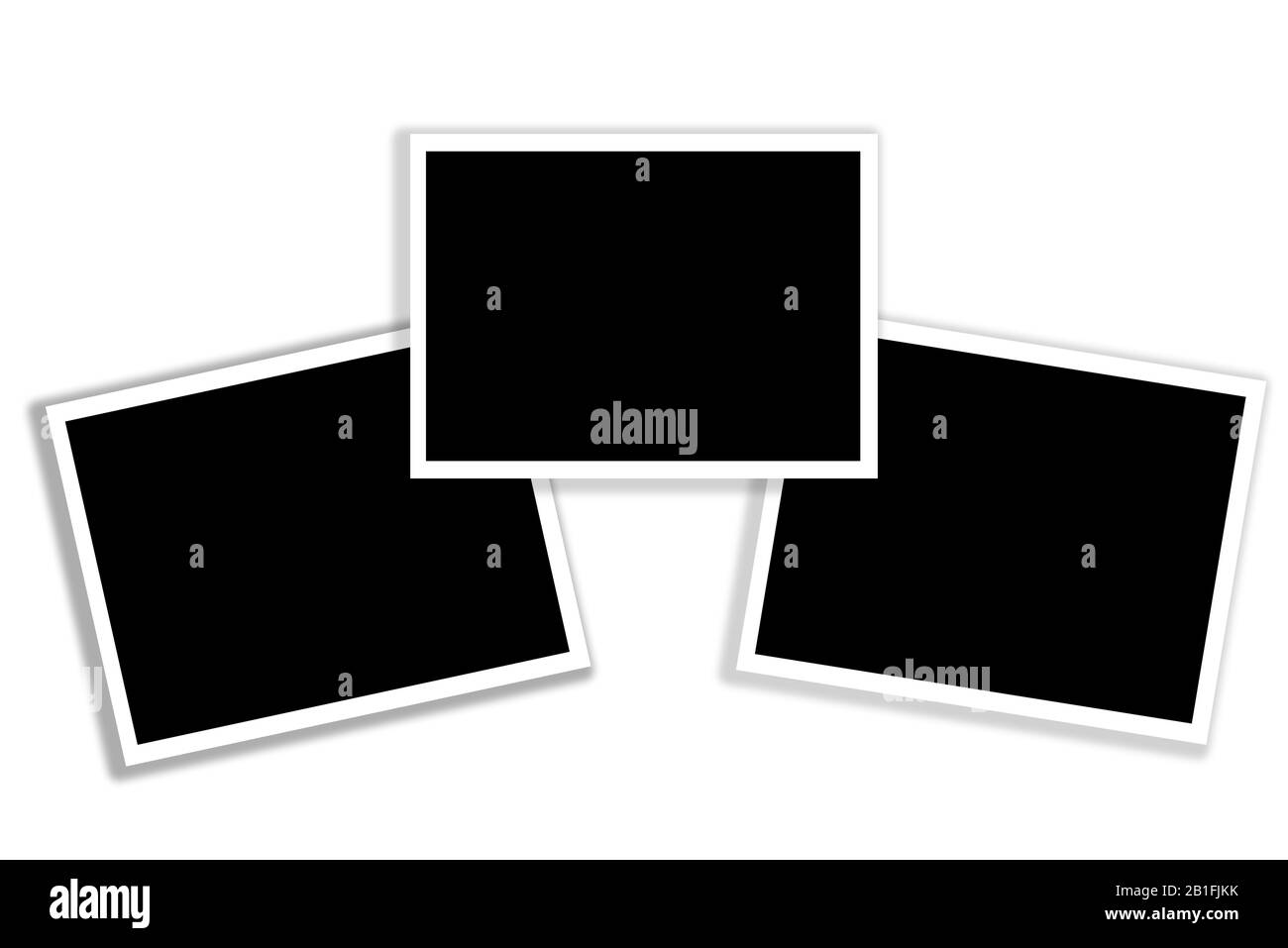trois photos isolées sur fond blanc Banque D'Images