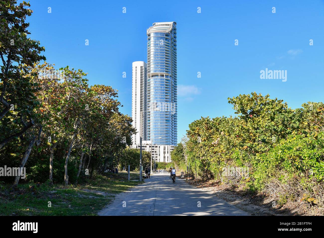 Miami, Miami Beach, Haulover'S Naturiste Park, Fl Banque D'Images