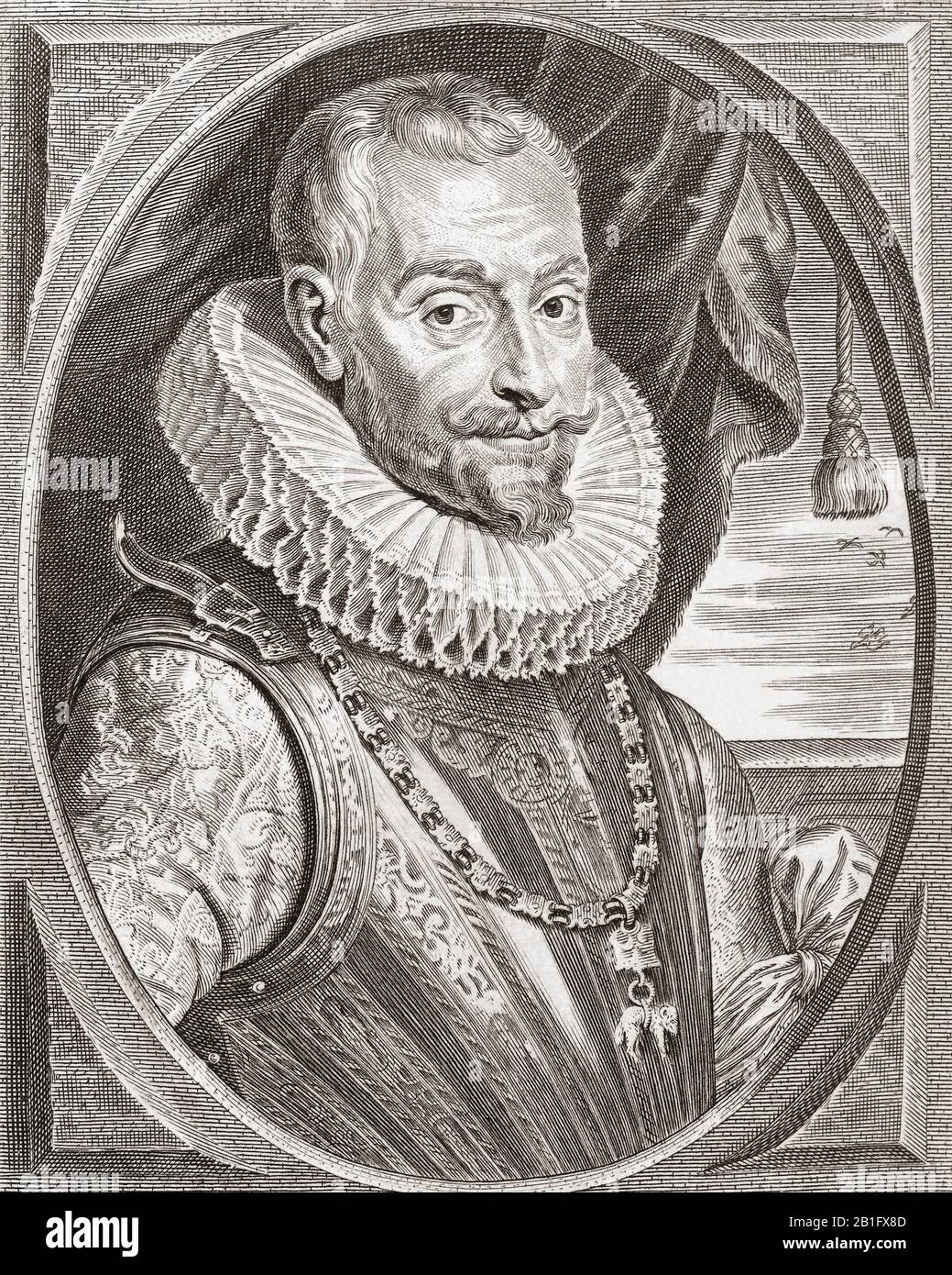 Ambrogio Spinola Doria, 1ère Marquis Des Bases, 1569 – 1630. Noble de naissance italienne qui a servi l'Espagne pendant la guerre des années quatre-vingt. Banque D'Images