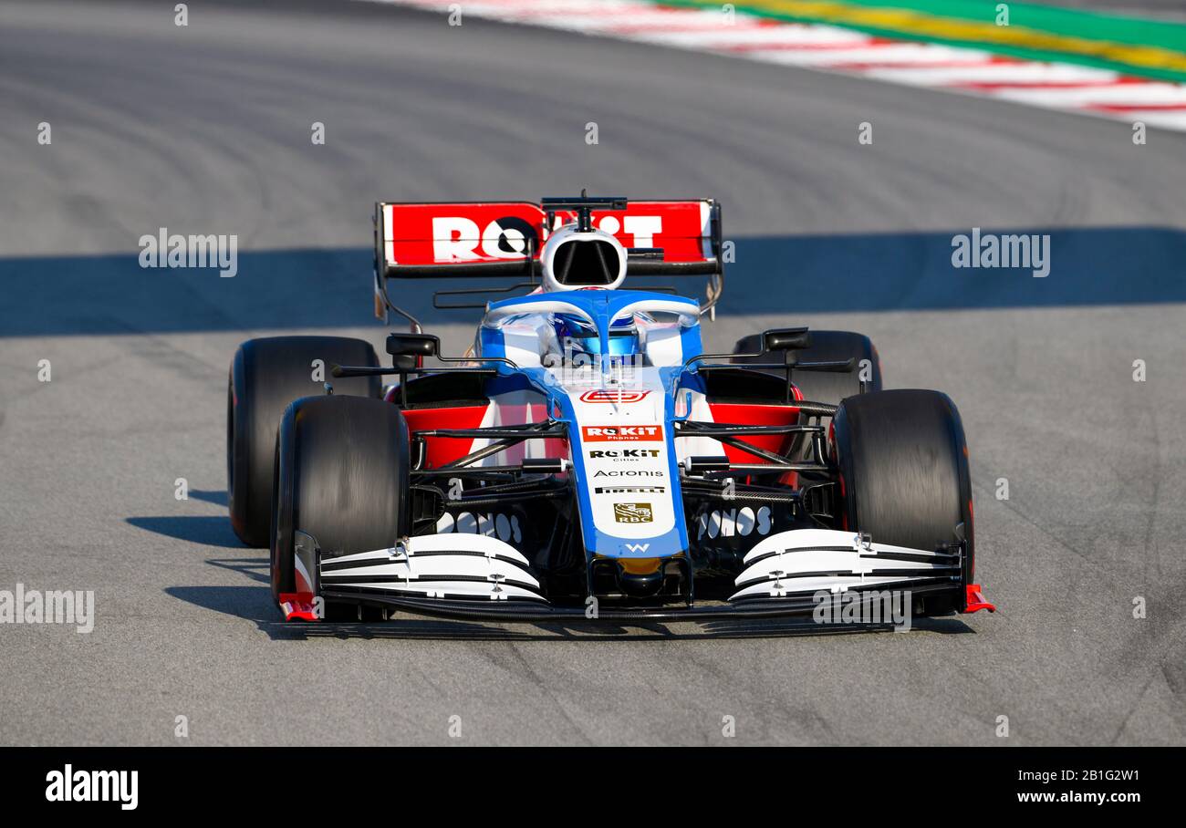 Circuit de Barcelone-Catalunya à Montmelo Espagne 20.2.2020, tests pré-saison de Formule 1, Nicholas Latifi (CAN), Williams Banque D'Images