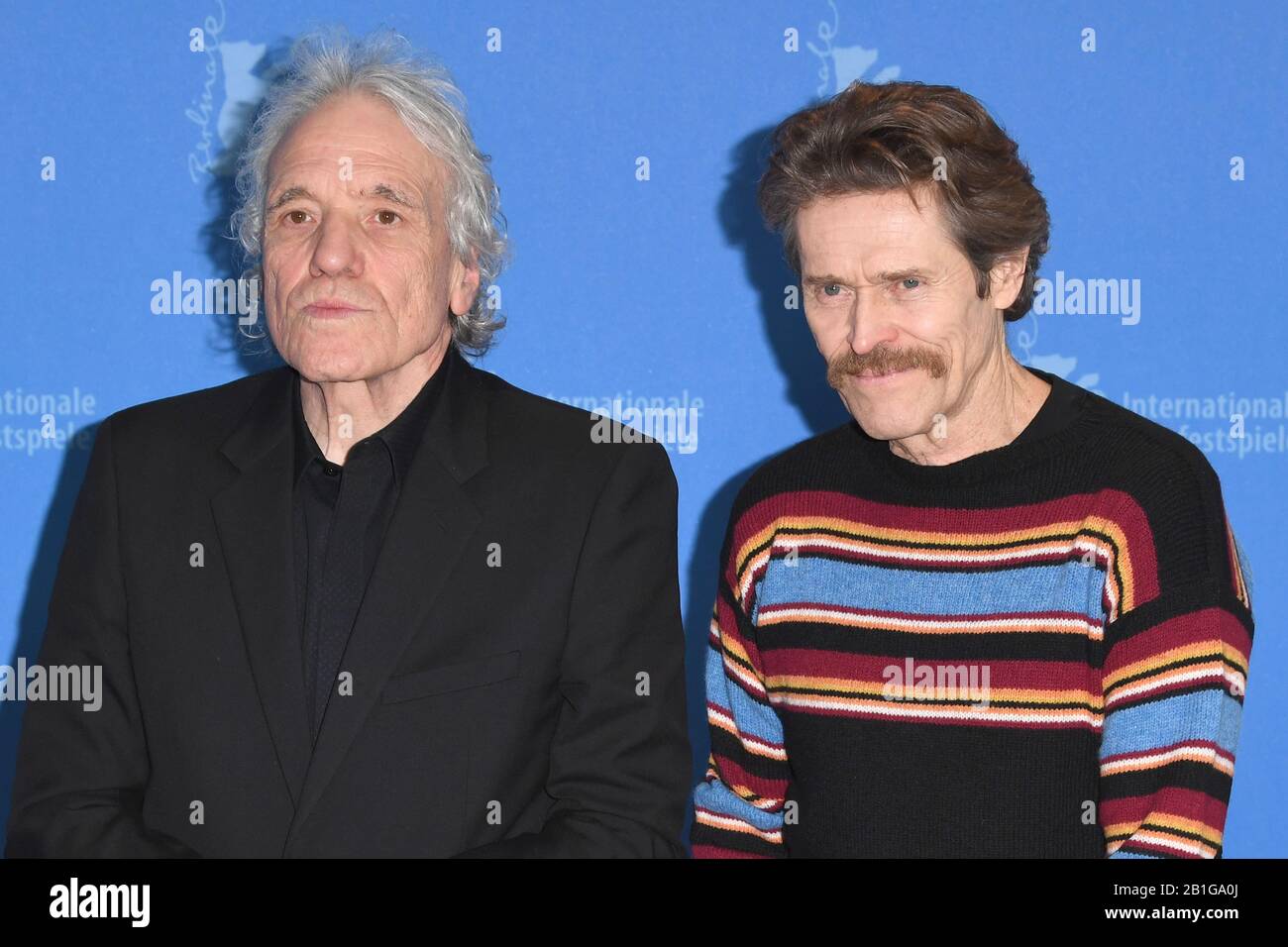 Abel Ferrara et Willem Dafoe assistent à la séance de photocall pour la Sibérie au cours du 70ème Festival International du Film de Berlin. © Paul Treadway Banque D'Images