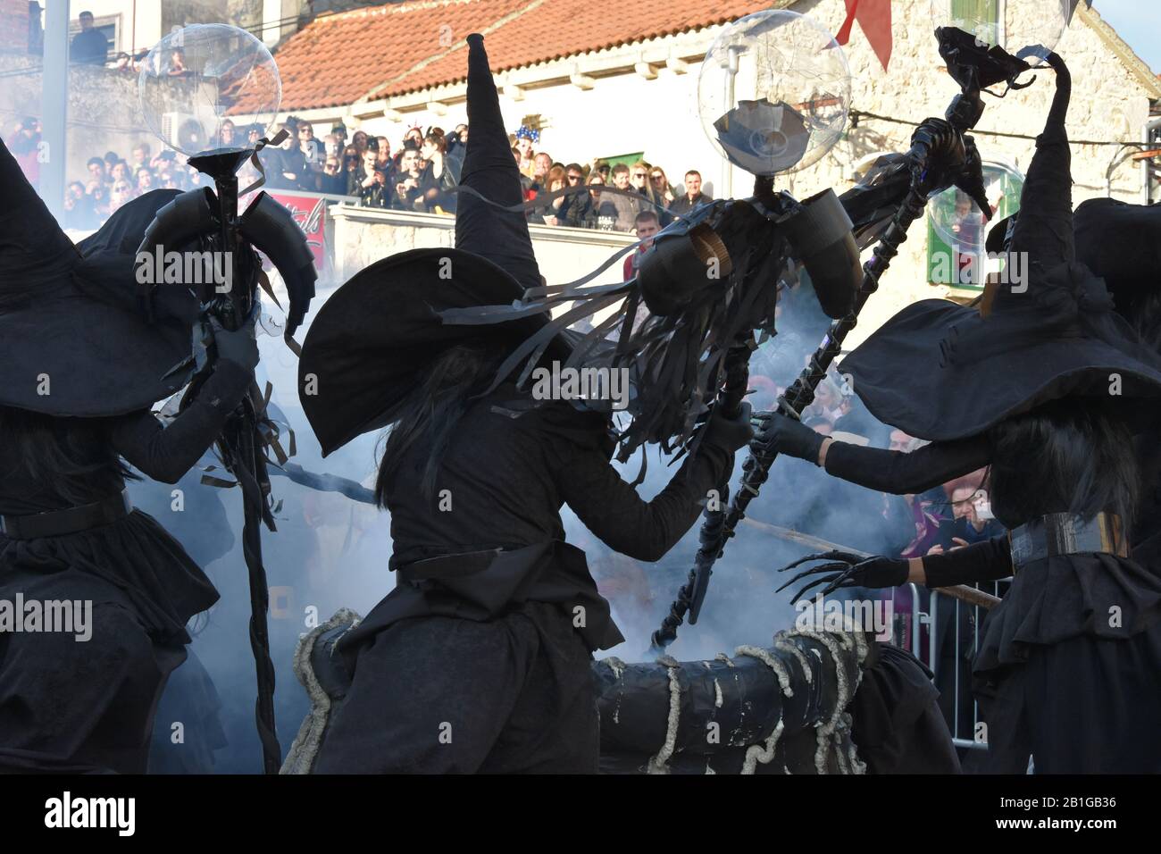 Morterske Bake . Carnaval De Murter Février 2020 Banque D'Images