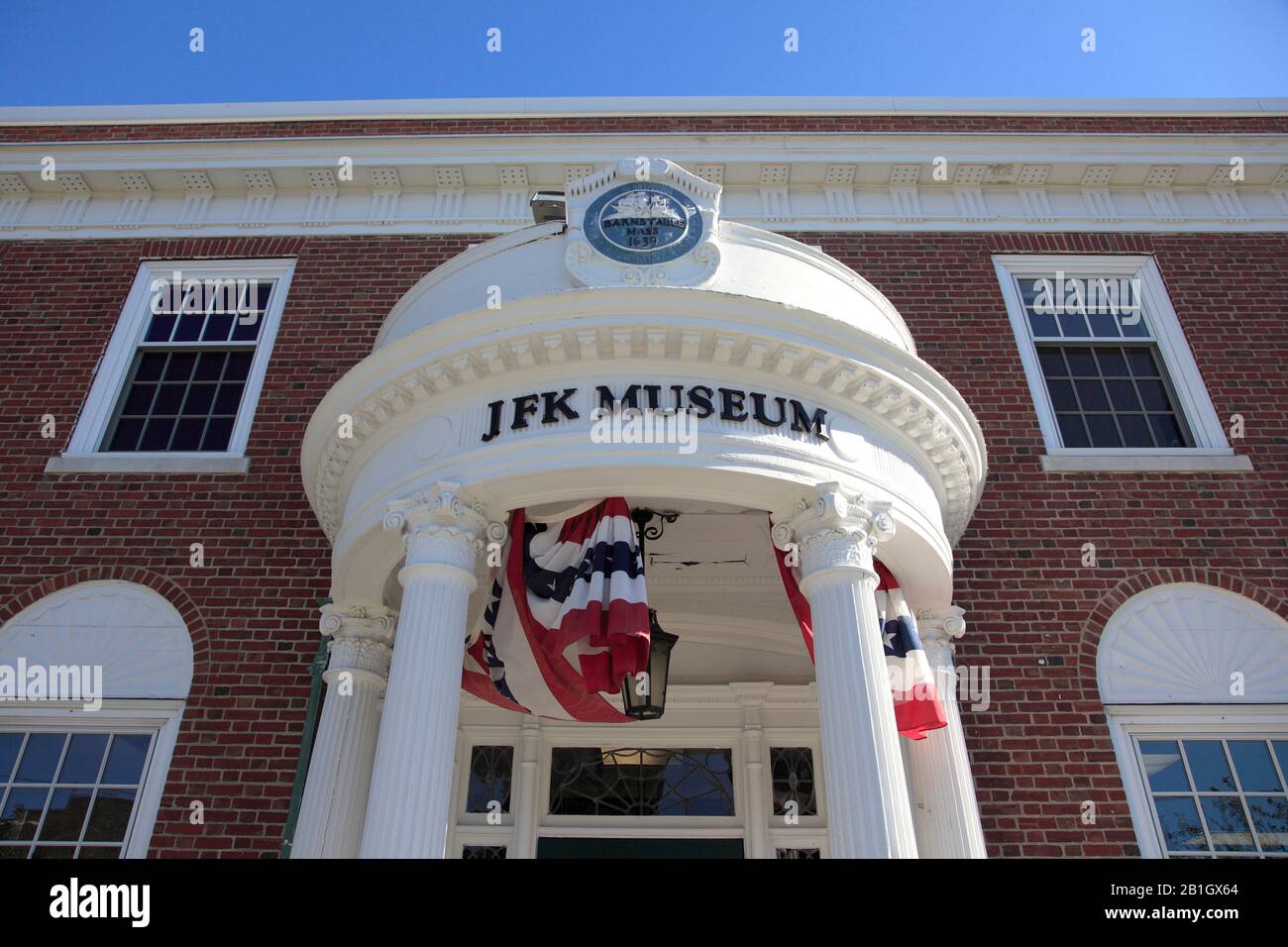 John F Kennedy Hyannis Museum, Main Street, Hyannis, Cape Cod, Massachusetts, Nouvelle-Angleterre, États-Unis Banque D'Images