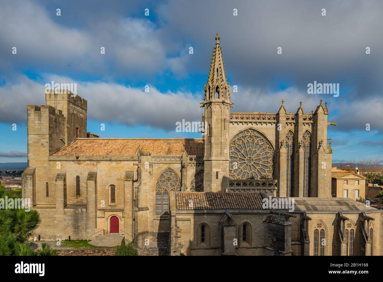 Basilique Des Saints Nazarius Et Celsus, Carcassonne, France Banque D'Images