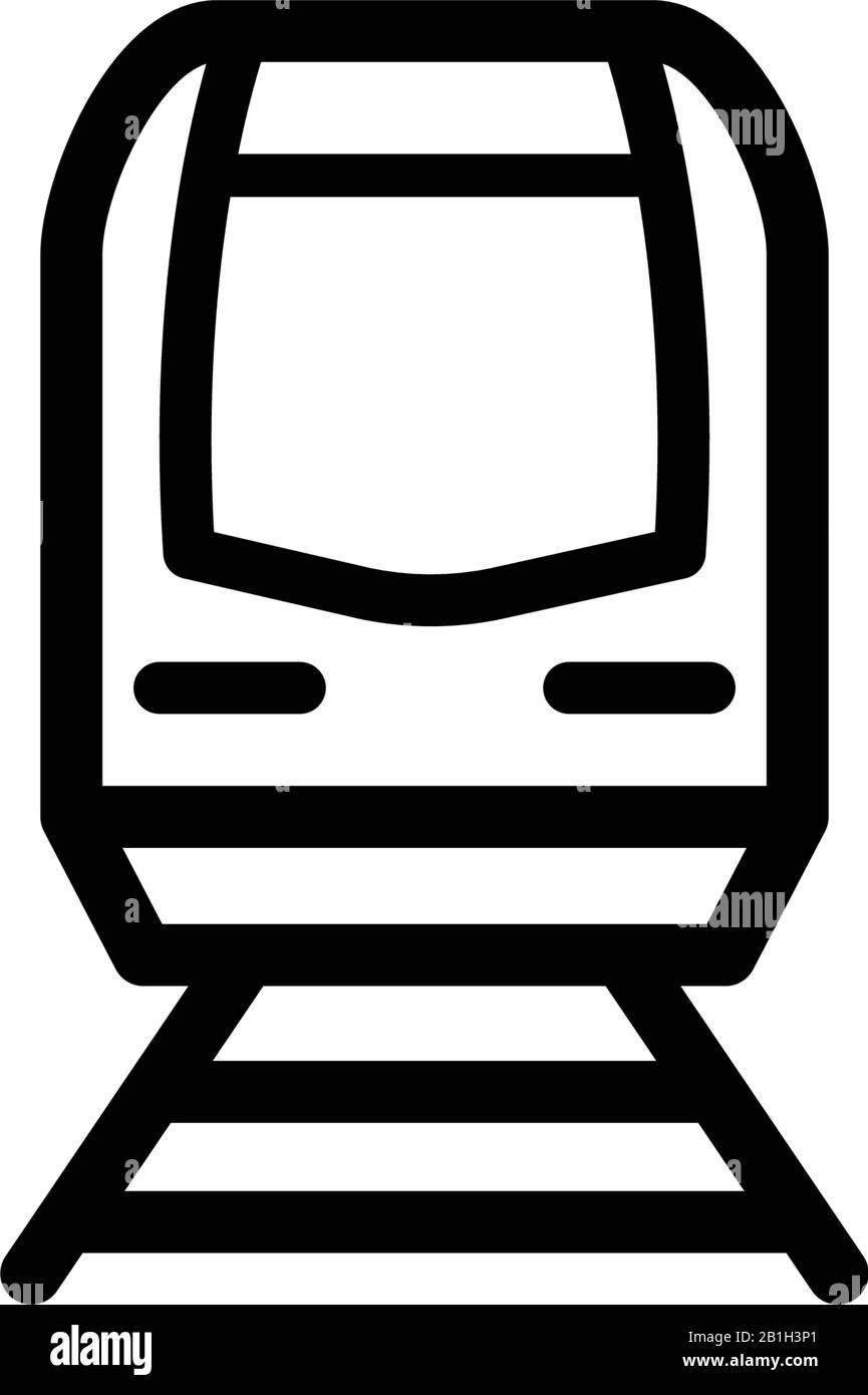 Modèle vectoriel de conception d'icône de train Illustration de Vecteur