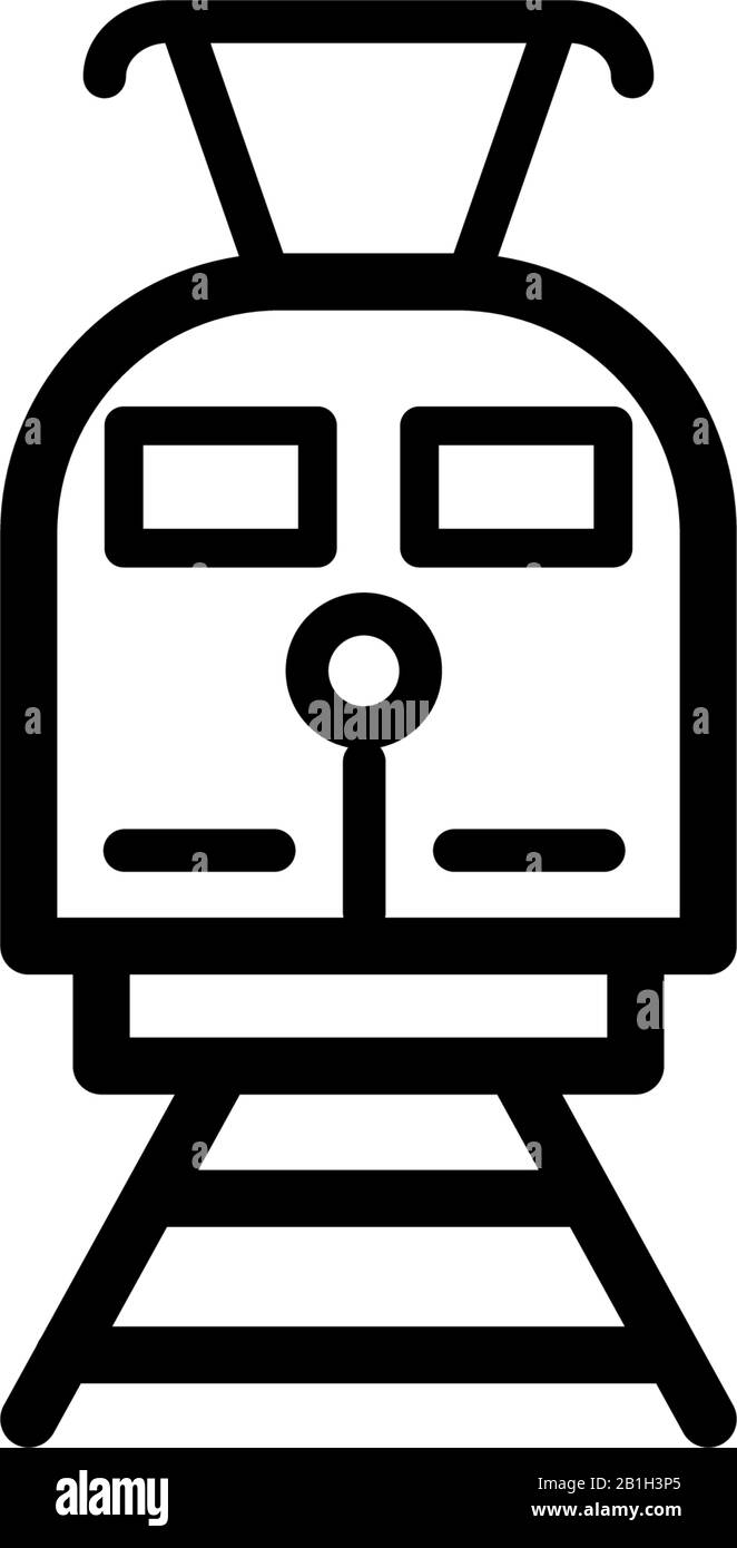 Modèle vectoriel de conception d'icône de train Illustration de Vecteur