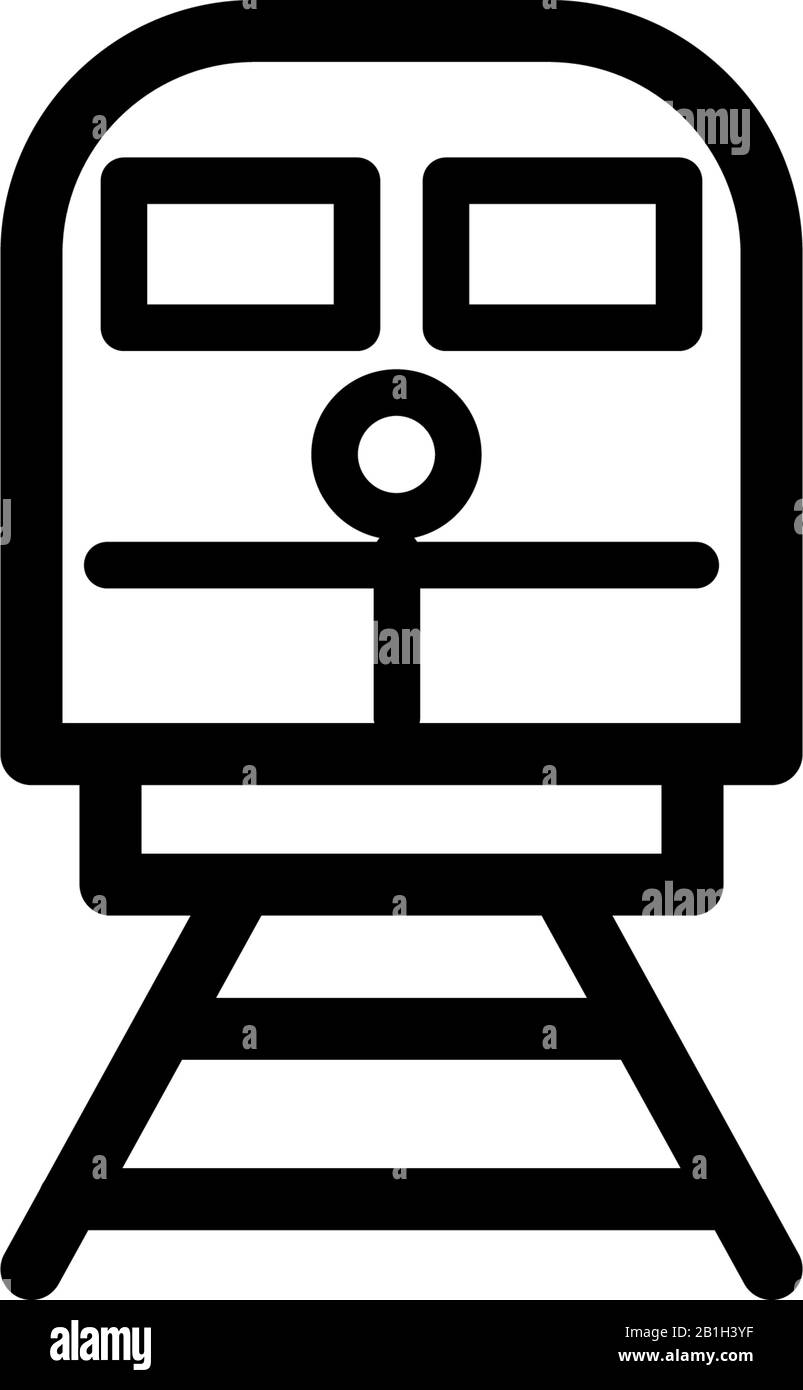 Modèle vectoriel de conception d'icône de train Illustration de Vecteur