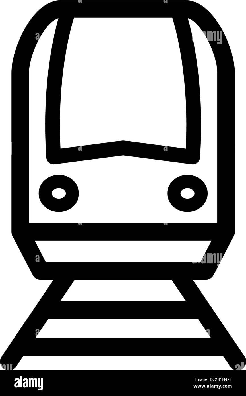 Modèle vectoriel de conception d'icône de train Illustration de Vecteur