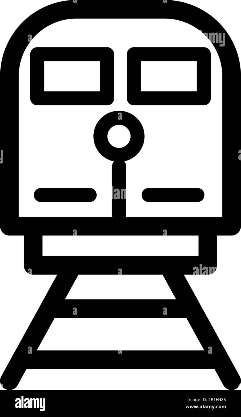 Modèle vectoriel de conception d'icône de train Illustration de Vecteur