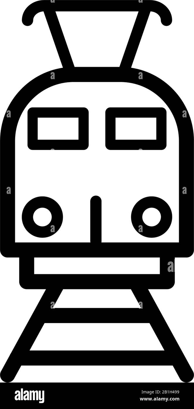 Modèle vectoriel de conception d'icône de train Illustration de Vecteur