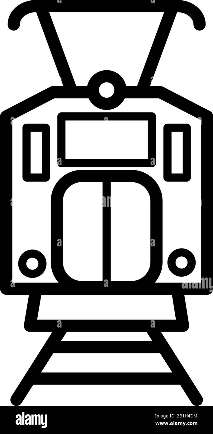 Modèle vectoriel de conception d'icône de train Illustration de Vecteur