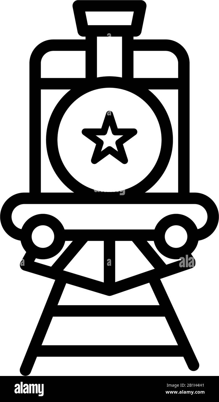 Modèle vectoriel de conception d'icône de train Illustration de Vecteur