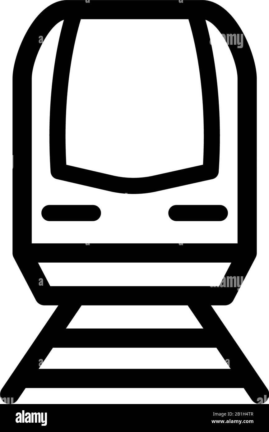 Modèle vectoriel de conception d'icône de train Illustration de Vecteur