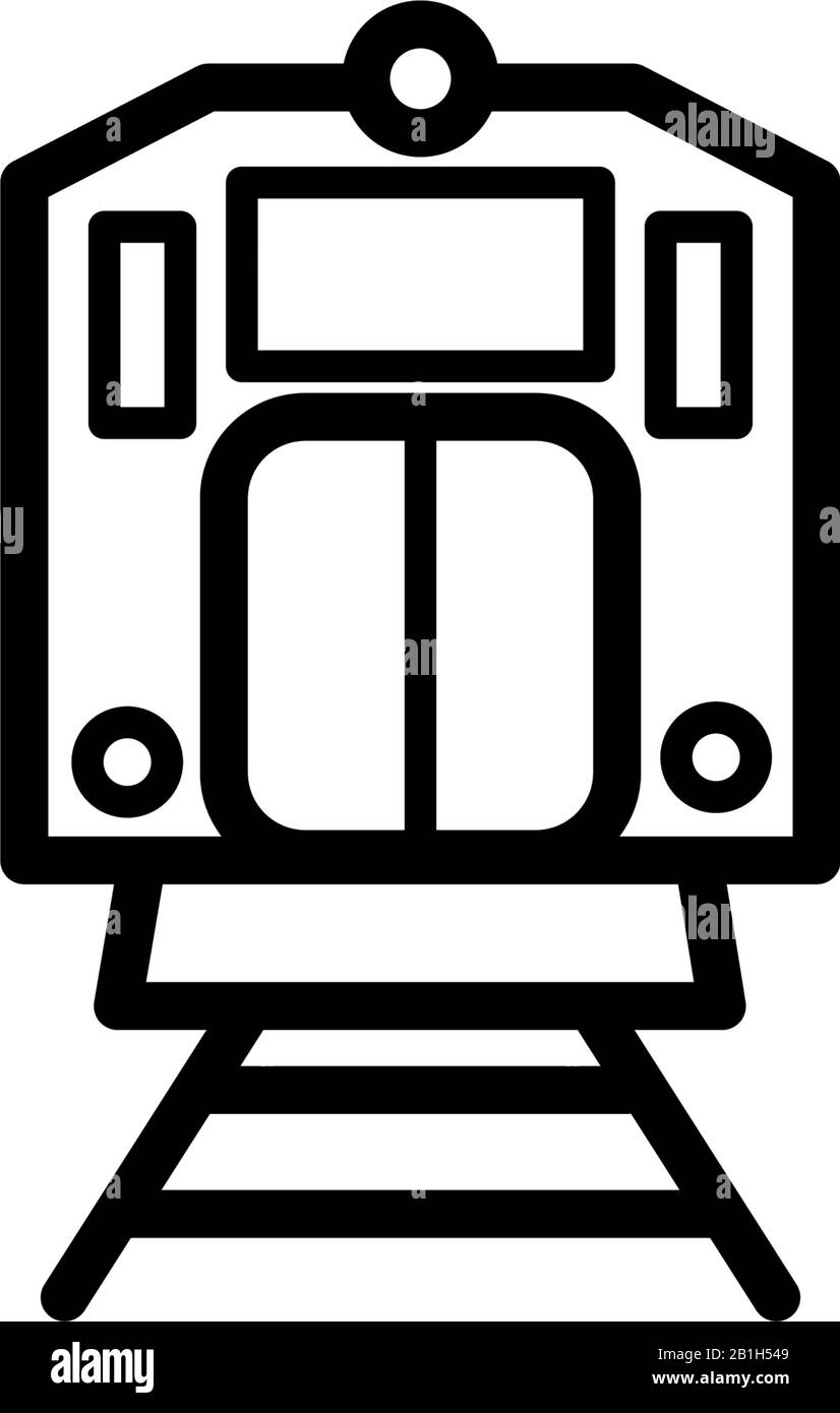 Modèle vectoriel de conception d'icône de train Illustration de Vecteur