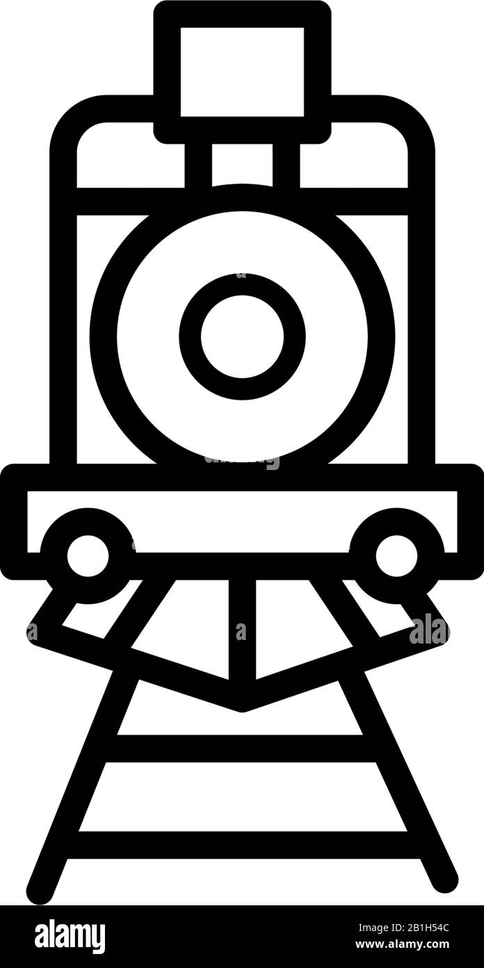 Modèle vectoriel de conception d'icône de train Illustration de Vecteur