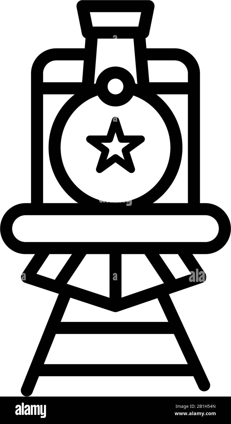 Modèle vectoriel de conception d'icône de train Illustration de Vecteur