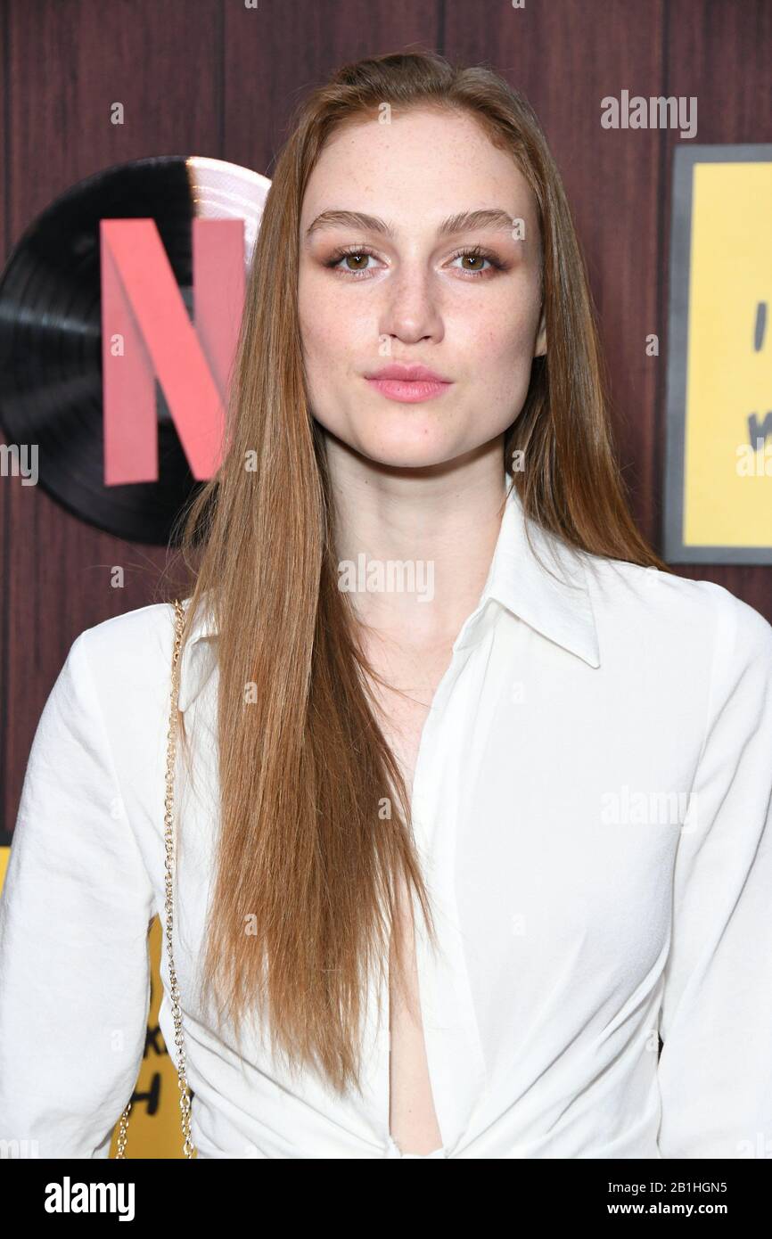 25 Février 2020 - West Hollywood, Californie - Madison Lintz. Netflix's ''Je Ne suis Pas OK Avec Ça'' Los Angeles Premiere tenu à Londres West Hollywood. (Image de crédit : © Birdie Thompson/AdMedia via ZUMA Wire) Banque D'Images