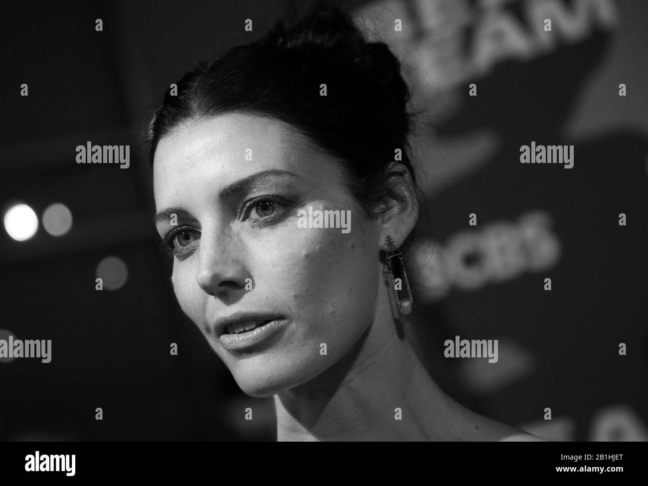 Hollywood, Ca. 25 février 2020. Jessica Pare, lors de la première de LA série télévisée DE SEAL Team à l'Arclair à Hollywood, en Californie, le 24 février 2020. Crédit: Faye Sadou/Media Punch/Alay Live News Banque D'Images