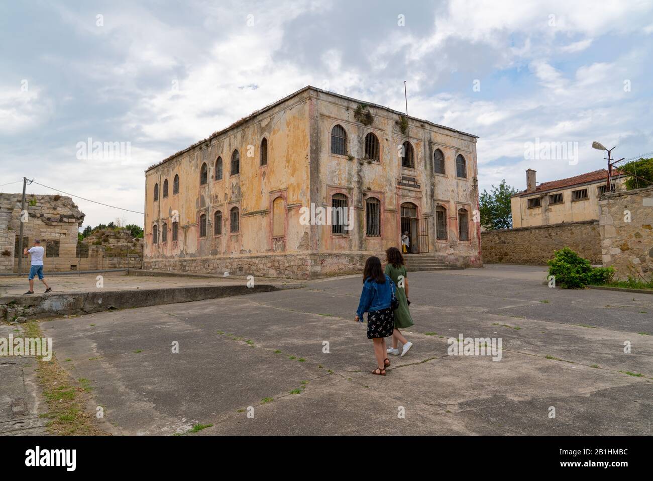 Bâtiment utilisé comme scholl de réforme (cuk islahevi) à la prison de la forteresse de Sinop. Banque D'Images