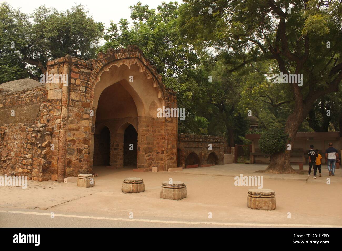 30 Octobre 2019, Delhi, Inde. Deuxième porte d'entrée principale de Qutub Minar Banque D'Images