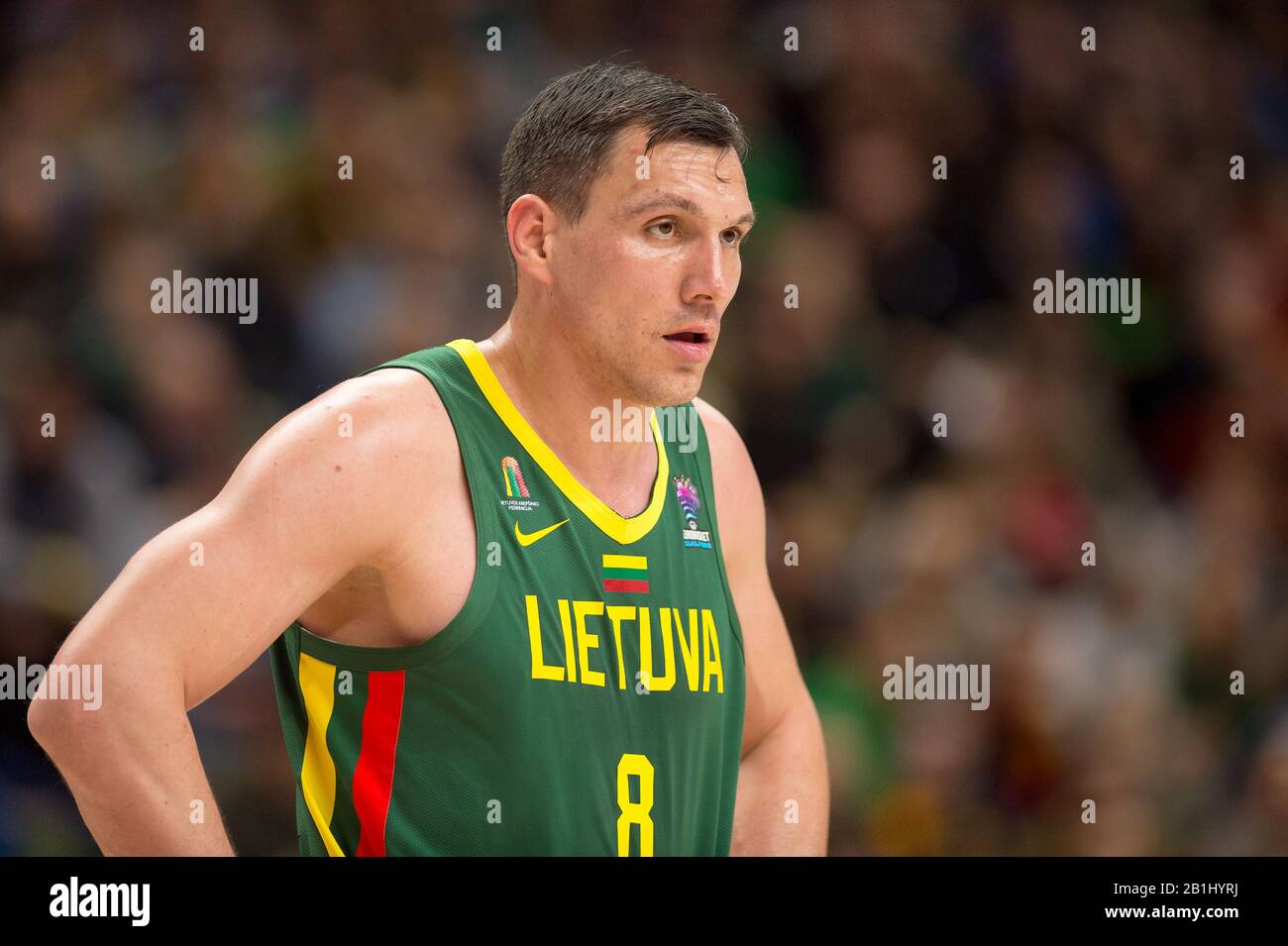 Jonas Maciulis, joueur de l'équipe de basket-ball lituanienne Banque D'Images