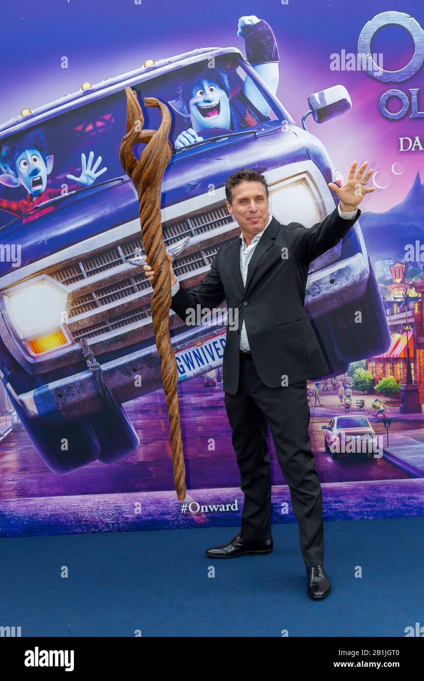 Rome, Italie - 25 février 2020: Raul Cremona, lors de la photo du film d'animation 'Onward - Au-Delà de la magie' pour la présentation du film à sortir en Italie. Banque D'Images