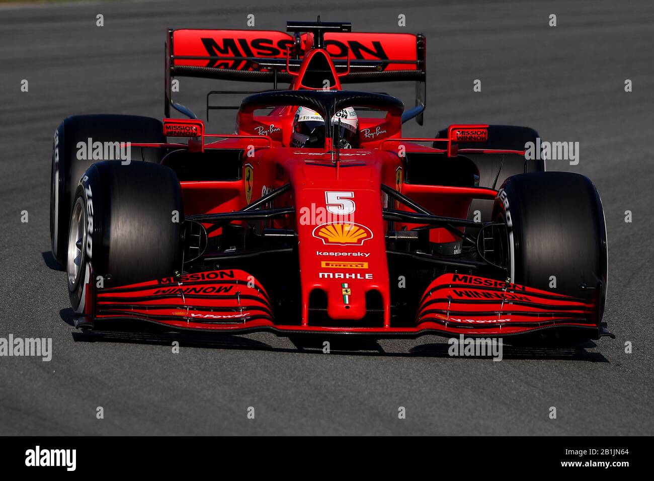 Montmelo, Espagne. 26 février 2020. #05 Sebastian Vettel, Scuderia Ferrari. Formule 1 Championnat du monde 2020, épreuves d'hiver #2 2020 Barcelone, 26-02-2020 . Photo Federico Basile/Insidefoto Crédit: Insidefoto Srl/Alay Live News Banque D'Images