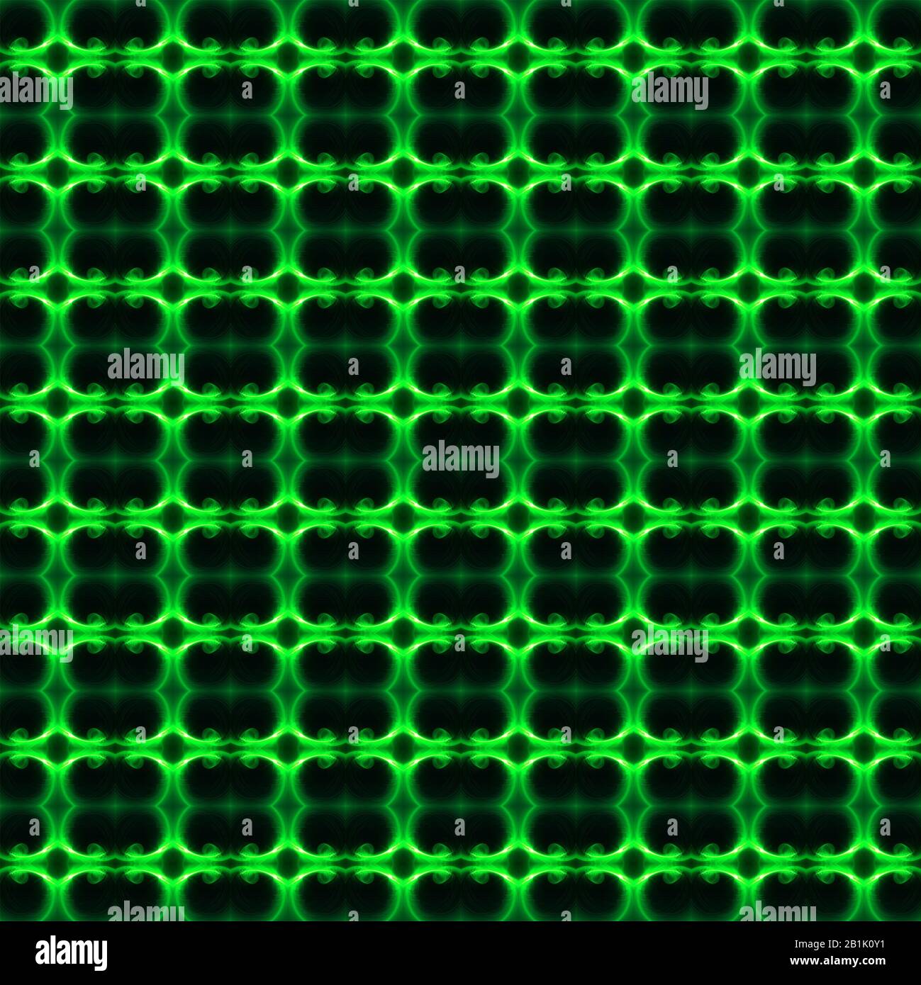 fond et texture de la lumière verte et noire. conception kaléidoscope. illustration. Banque D'Images