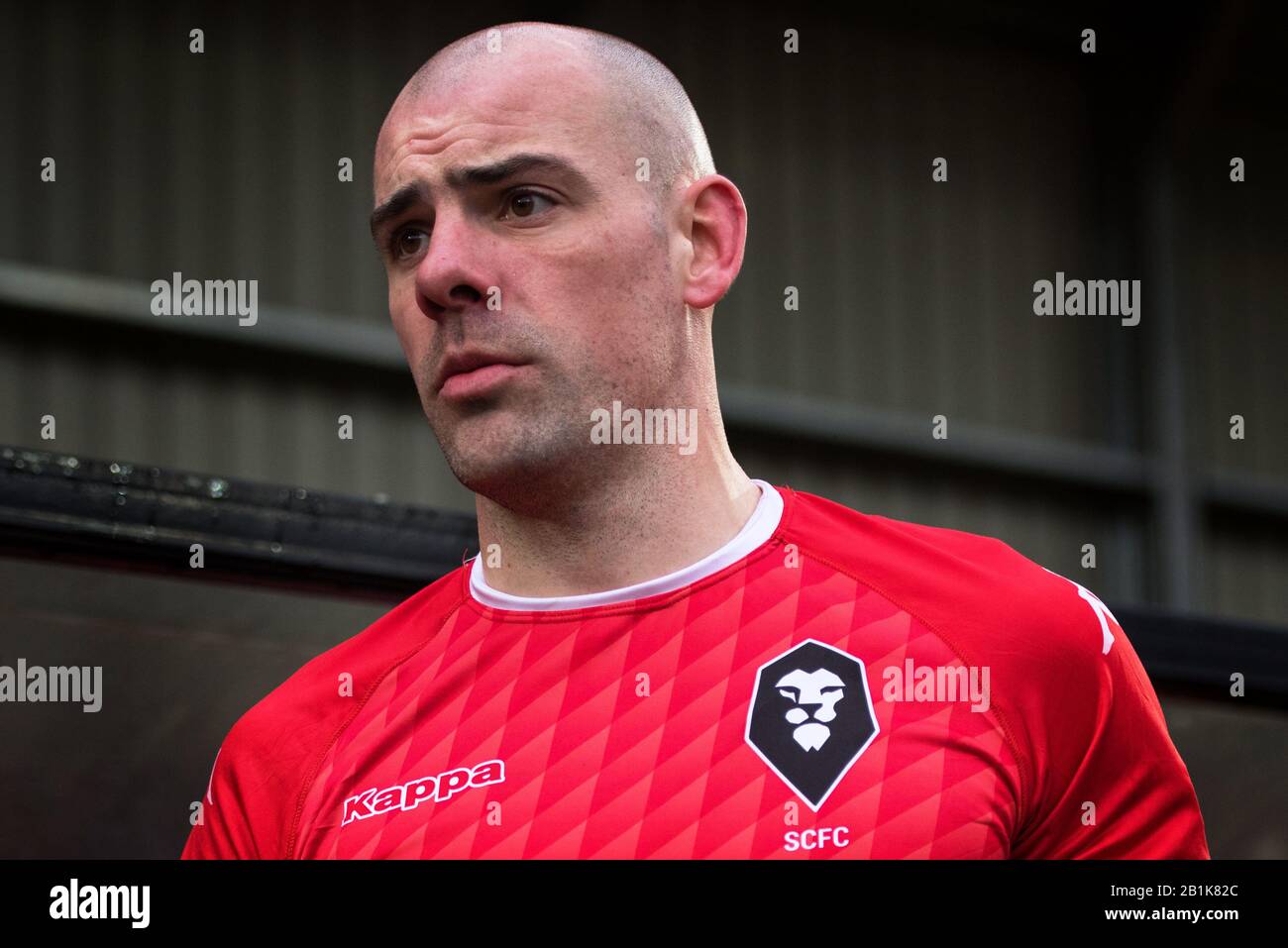 Darron Gibson. Salford City FC. Banque D'Images Darron Gibson. Salford City FC. Banque D'Images