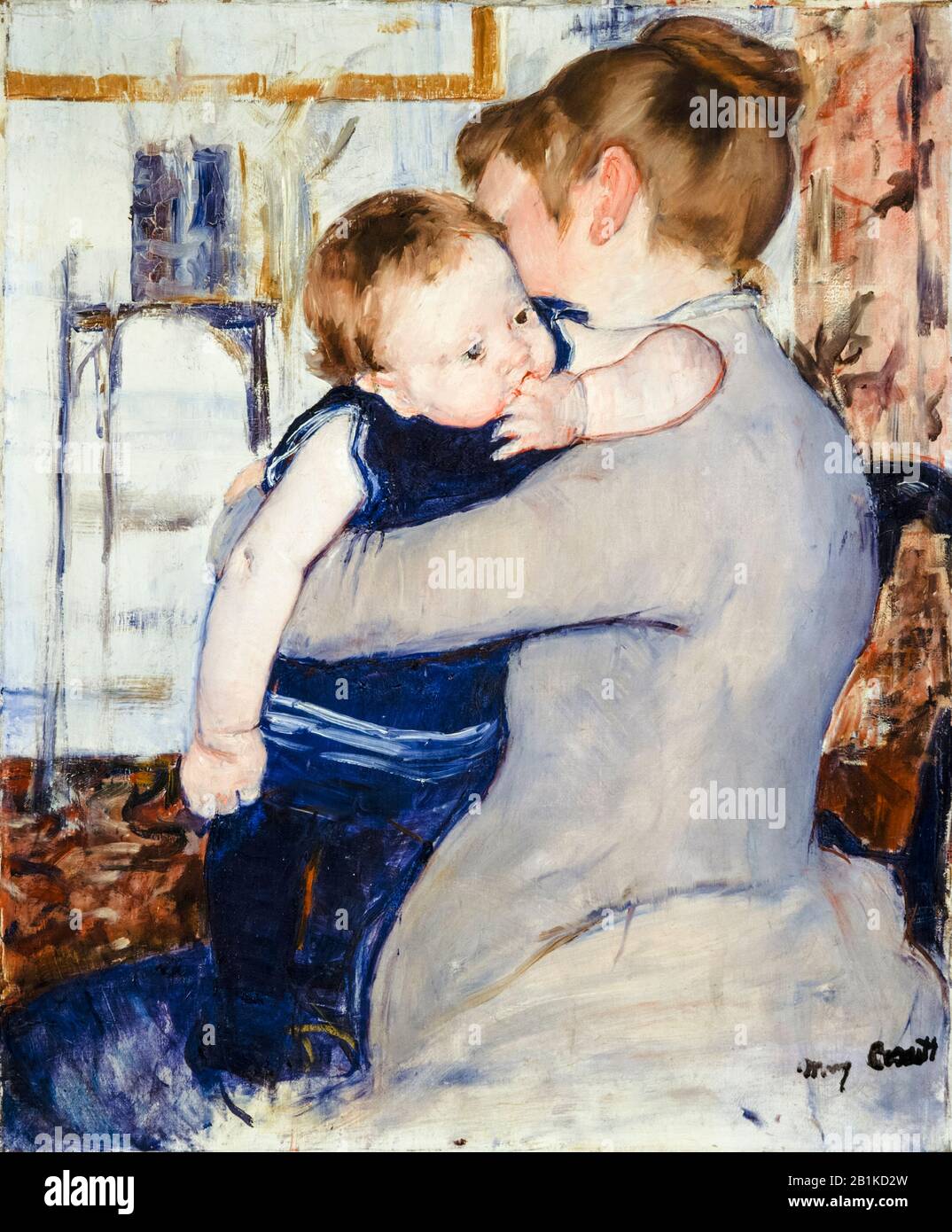 Mary Cassatt, mère et enfant, peinture, 1884-1894 Banque D'Images