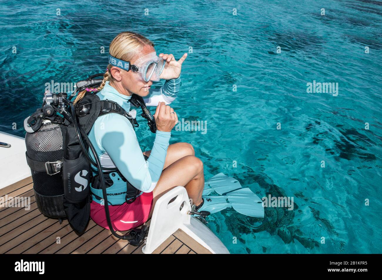 Plongée Sous-Marine En Polynésie Française, Fakarava, Tuamotu Archipel, Polynésie Française Banque D'Images